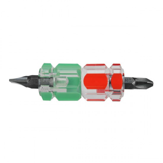 2 Pcs Anti Slip Magnetic Phillip Screwdriver Bits and Single Side Mini Screwdriver