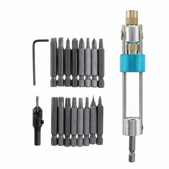 20pcs/Set Countersink Drill Bit HSS Screwdriver Tools Drill Driver Kit Flip Drive Portable LZ