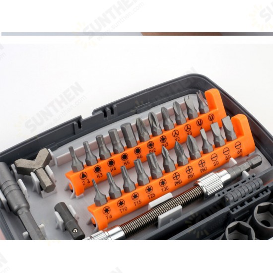 38Pcs Multi-Function Screwdrivers Set Combination Ratchet Phillips Screwdriver Household Repair Screw Driver