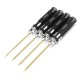 4pcs 1.5/2.0/2.5/3.0mm Hex Screwdriver Bit HSS Titanium Coated Repair Tool Set