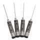 4pcs Hex Screwdriver Tool Kit 1.5/2.0/2.5/3.0mm Black Repair Tool Set