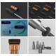 18 In 1 Screw Driver DIY Household Screwdriver Wheel Storage Design W/ 18Pcs Screw Bits From