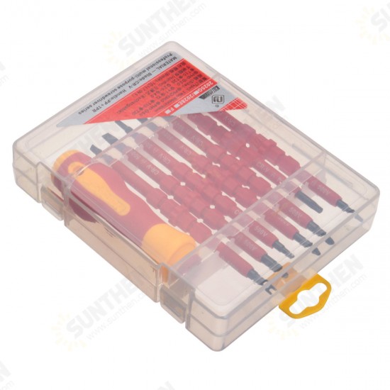 HT01 7pcs Electronic Insulated Hand Screwdriver Tools Accessory Set