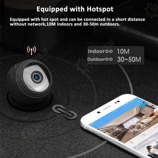 2PCS A9 1080P HD Mini Wireless WIFI IP Camera DVR Night Vision Home Security