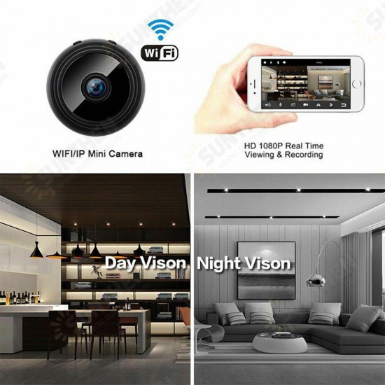 A9 1080P HD Mini Wireless WIFI IP Camera DVR Night Vision Home Security