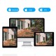 10 LED light HD 1080P WIFI IP Camera Two Way Audio Wireless Camera H.264 PTZ Auto Tracking Night Vision Camera