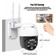 Newest SD05W 5MP HD 3.6mm 5x Zoom Focus PTZ IP Camera P2P IP66 Waterproof Human Detection Night vision Speed Dome H.265+ Outdoor CCTV Camera