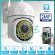 V380 Pro HD 2MP WIFI IP Camera Waterproof Infrared Full Color Night Vision Security Camera with 46 Lights