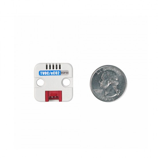 TVOC/eCO2 Gas Unit (SGP30) Digital Multi-Pixel Gas Sensor Unit Air Quality Monitoring eCO2 Concentration Module