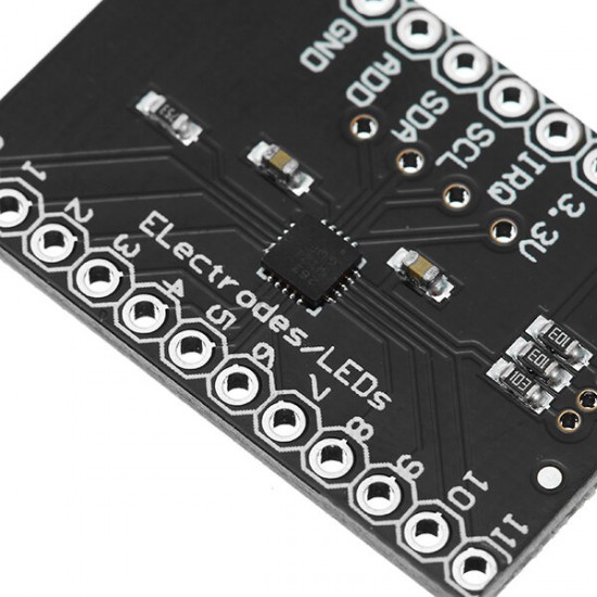 MPR121-Breakout-v12 Proximity Capacitive Touch Sensor Controller Keyboard Development Board