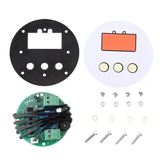 XH-W1818 High Precision Microcomputer Temperature Controller Circular Digital Display Embedded Thermostat