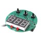 XH-W1818 High Precision Microcomputer Temperature Controller Circular Digital Display Embedded Thermostat