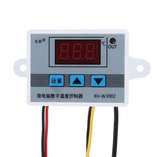 XH-W3002 Micro Digital Thermostat High Precision Temperature Control Switch Heating and Cooling Accuracy 0.1