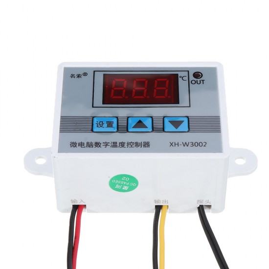 XH-W3002 Micro Digital Thermostat High Precision Temperature Control Switch Heating and Cooling Accuracy 0.1