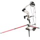 Archery Single Side V-Bar Quick Disconnect Mount Adjustable Bow Rod Stabilizer Bow Stand