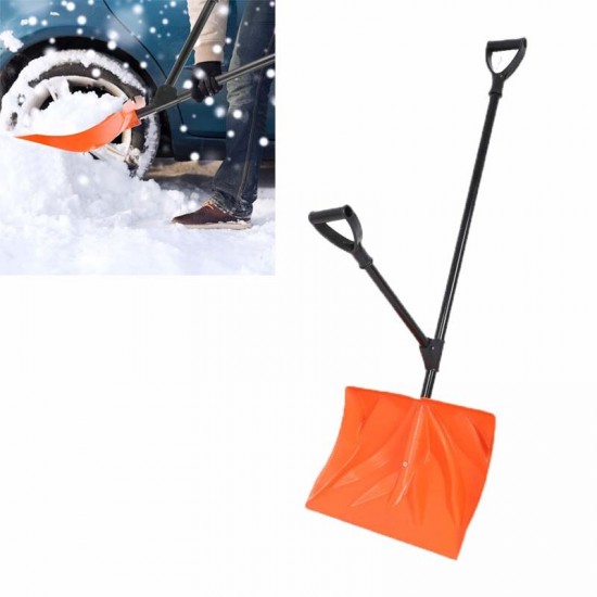 2 In 1 Dual Handle Multifunctional Snow Shovel Labor-saving Non-slip Low temperature resistance High Strength Snow Scraper Shovel For Shoveling Snow Grain