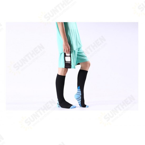 Uniex Elasticity Compression Socks Breathable Travel Activities Fit for Nurses Shin Splints Flight