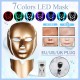 7Colors LED Light Photon Face Neck Mask Rejuvenation Skin Facial Therapy