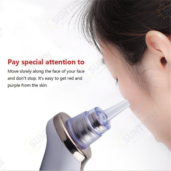 Electric Facial Pore Acne Blackhead Remover Vacuum Suction Diamond Dermabrasion Beauty Machine