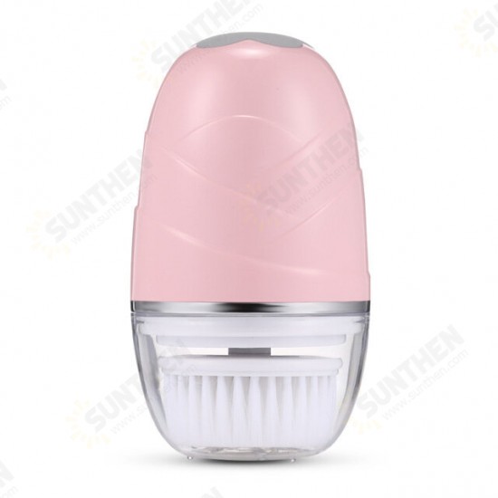 Facial Cleansing Brush Mini Electric Facial Brush Exfoliating Blackhead Removal Waterproof 3 in 1 Face Brush Skin Care