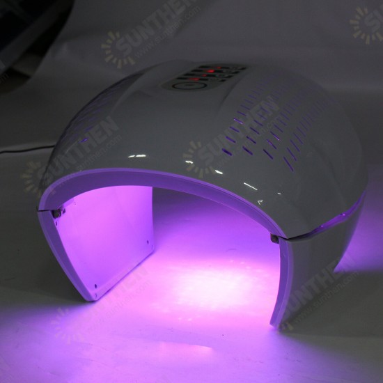 LED 7 Color Lights Wavelength Therapy Beauty Machine Face Body Skin Rejuvenation with Smart Control Panel Design