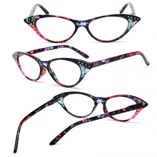 Resin Hyperopia Cat Eye Reading Glasses Fashion Full Frame Reading Eyeglasses Eyewear