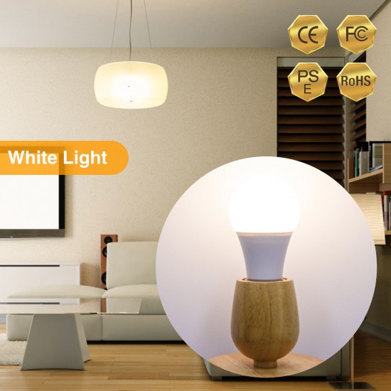 AC-85-265V E27 LED RGBW Light Bulb with Remote Control 4 Dynamic Lighting Modes