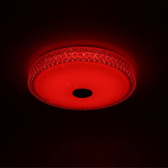 48W Smart bluetooth LED Ceiling Light Modern Music APP Control Bedroom Indoor Lamp AC110-240V/185-240V