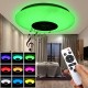 72W RGB Music Coloured LED Ceiling Light Dimmable Lamp bluetooth + APP Control AC180V~265V