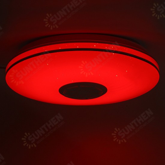 Bluetooth WIFI LED Ceiling Light RGB Music Speeker Dimmable Lamp APP Remote