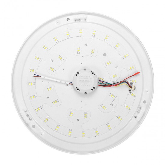 LED RGB Ceiling Light bluetooth Sound Lamp APP Remote Control 100-240V