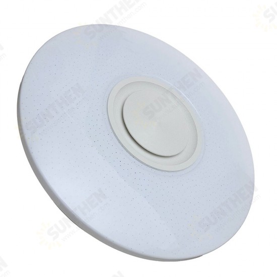 Modern 60W RGB LED Ceiling Light bluetooth Music Speaker Lamp Remote APP Control