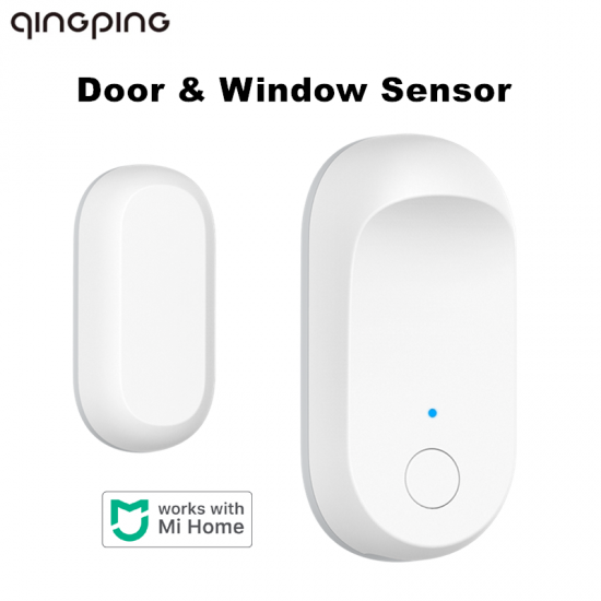 2021 New version Qingping Door & Window Sensor Bluetooth 5.0 Home Security Alarm Sensor Work With Met Mihome App