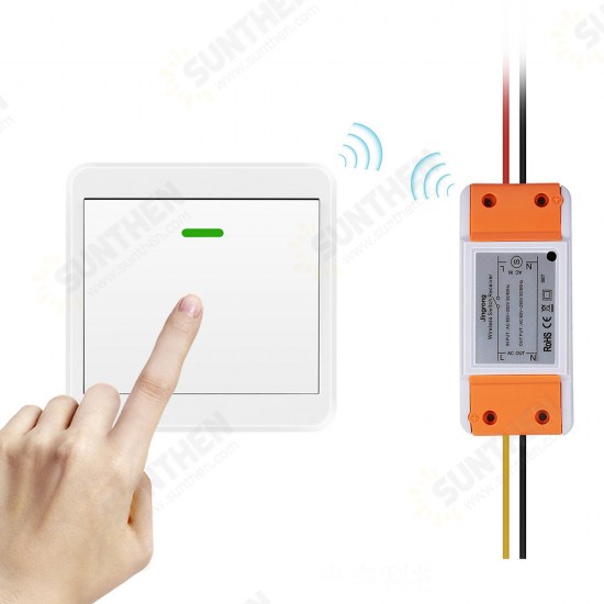 433Mhz 315Mhz RF Wireless Switch 1 Gang Light-Switch Transmitter Smart Home Wall Panel