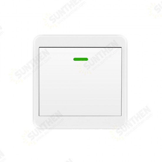 433Mhz 315Mhz RF Wireless Switch 1 Gang Light-Switch Transmitter Smart Home Wall Panel