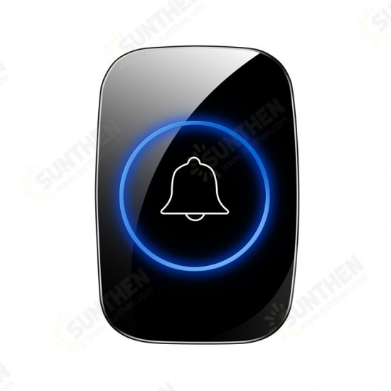 Home Welcome Doorbell Intelligent Wireless Doorbell Waterproof 300M Remote EU Plug