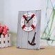 European Mediterranean Style Clock Table Desktop Clock Wood For Gift Room Decor