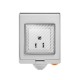 S55 Waterproof WIFI Smart Socket Switch UK/AU/US/FR/DE/ZA Multiple Version Wifi Socket Works With Alexa Google Home