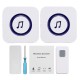 Wireless Chime Door Bell Waterproof 55 Ringtone 300M Range Alarm Doorbell IP55