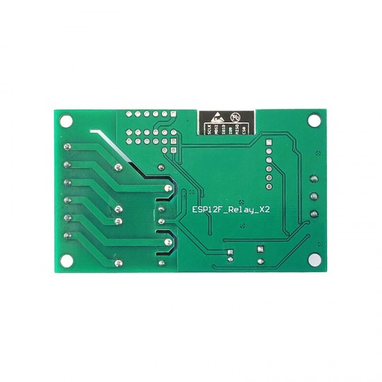 2Pcs 5V/8-80V Power Supply ESP8266 WIFI Dual Relay Module ESP-12F Development Board Secondary Development