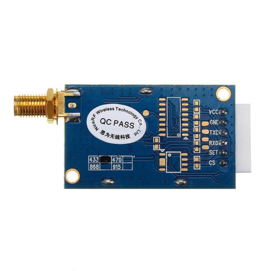 433MHz SV611 Industrial Wireless Serial Port Data Transmission Module 100mW Si4432 TTL 232 485