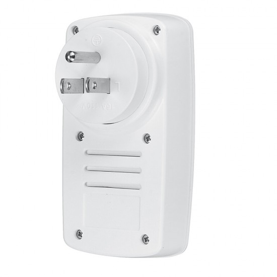 AC85V-250V Wireless Remote Control Socket US Standard Socket with Sticker Circular Remote Controller