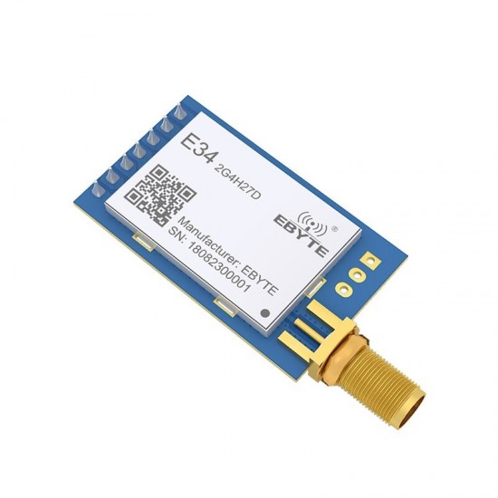 E34-2G4H27D nRF24L01P 2.4GHz 5km 27dBm 500mW DIP Auto Hopping Wireless Transceiver UART Module