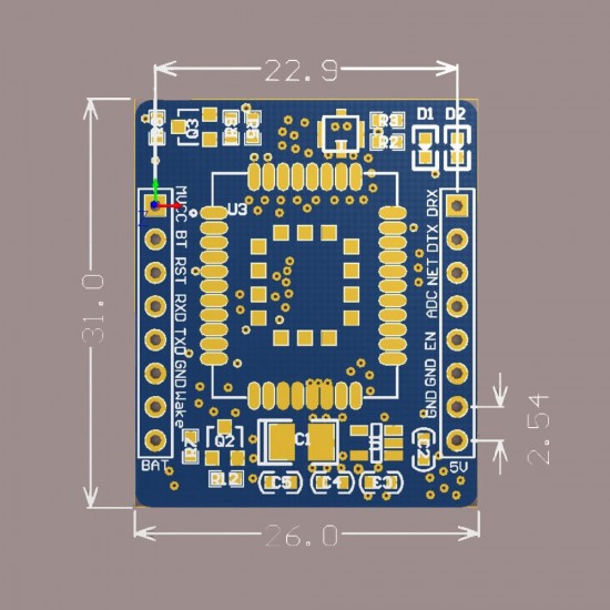 IOT-GA7 NB Module Core Board Nbiot MQTT COAP Wireless Communication Urat Internet of Things