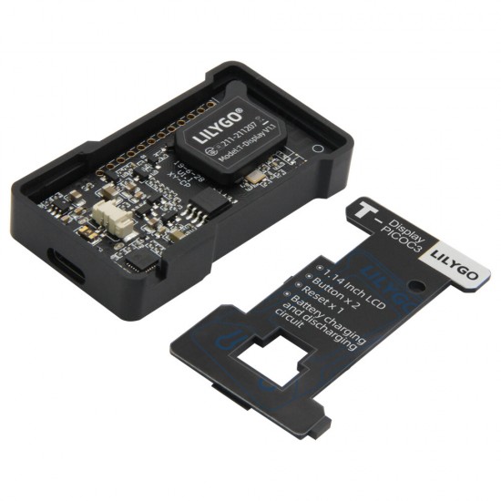 T-PicoC3 ESP32-C3 RP2040 with Shell Wireless WIFI Bluetooth Module Development Board Dual MCU 1.14 Inch ST7789V Display for Arduino