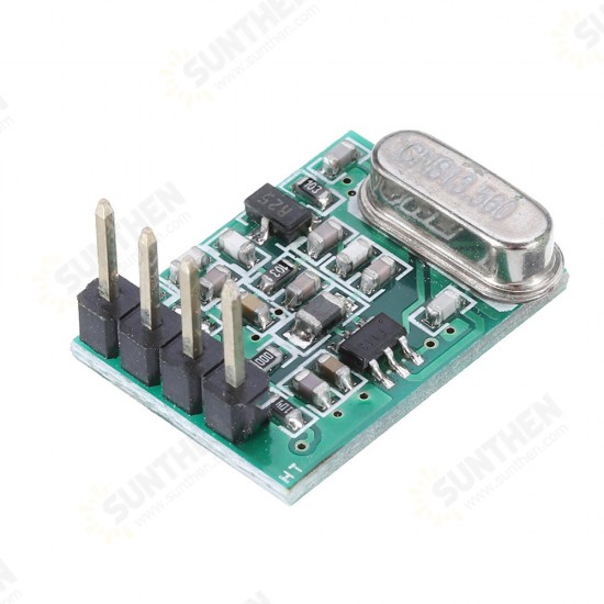 Low Voltage High Performance Transmitting Module 315MHz/433MHz TX8 DC1.8V-3.6V ASK TTL Super Heterodyne Wireless Module