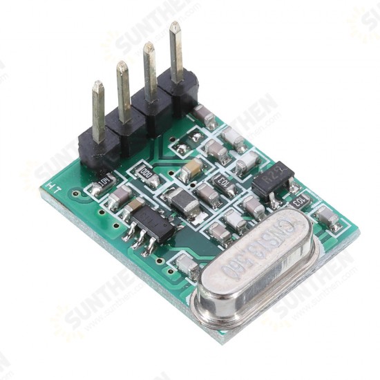 Low Voltage High Performance Transmitting Module 315MHz/433MHz TX8 DC1.8V-3.6V ASK TTL Super Heterodyne Wireless Module