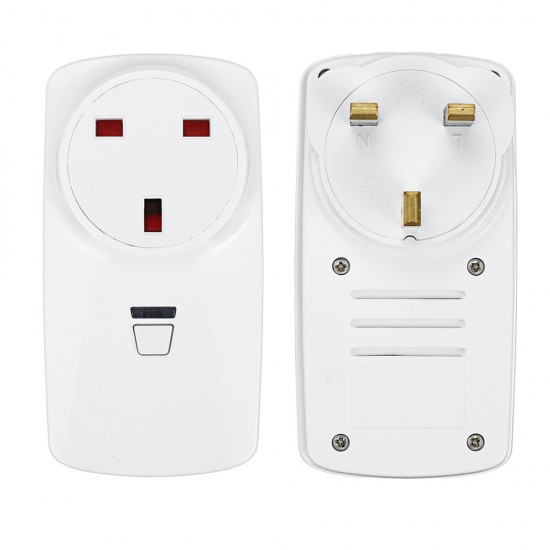 Wireless Remote Control Socket AC220V UK Socket + Remote Control Round SOS Remote Control