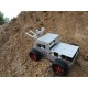 C-5 DIY Forklift Truck Car Aluminous Smart RC Robot Car Chassis Base Kit