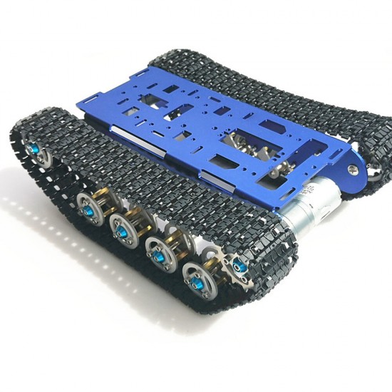 E48/E49 T300 Remote Control Tank Metal Chassis Crawler Orbital Smart Car Robot Chassis Kit